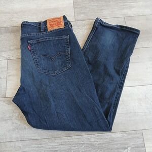 Levi Strauss 559 Relaxed Straight Leg Jeans Mens W38 L30 Blue Cotton Blend